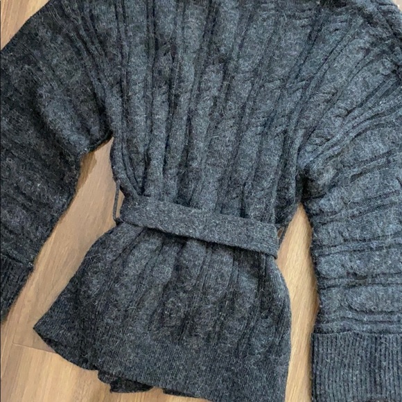 Wool Blend Wrap Cardigan - Picture 7 of 9